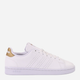 Sneakersy damskie skórzane adidas Advantage GW4845 37.5 Biały/Złoty (4064049000564) - obraz 1