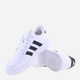 Sneakersy damskie z eko skóry adidas Breaknet 2.0 HP9445 37.5 Biały/Czarny (4066749403614) - obraz 4