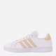 Sneakersy damskie skórzane adidas Grand Court GV7148 38.5 Biały/Brzoskwiniowy (4064047564679) - obraz 2