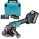Акумуляторна кутова шліфмашина Makita XGT 40 V MAX GA 008 GM201 2 акб 4Ah, з/п, кейс (GA008GM201) - зображення 1