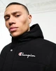 Куртка Champion small logo puffer jacket (S) Черная - изображение 4