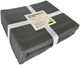 Плед-покрывало Zastelli Dark Gray Waffle 160х220 см Вафельный Хлопок (2500001001603) - изображение 2