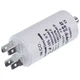 Пусковой конденсатор для стиральной машины CBB60 5uF 450V 32x58mm (под гайку, 4 клеммы) - изображение 1
