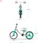 Беговел Kinderkraft 2Way Next Balance Bike - Light Green Велобег (KR2WAY00GRE00000) - изображение 3
