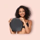 Шапочка для плавания для длинных и объемных волос (дреды) XL Black BAX 160511 - изображение 4