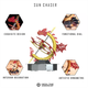 Коллекционная модель-конструктор Metal Time Sun Chaser Dragon Stand Clock Солнечные часы (MT025) - изображение 4