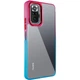 Чохол TPU+PC Fresh sip series для Xiaomi Redmi Note 10 Pro / 10 Pro Max Бірюзовий / Рожевий - изображение 1