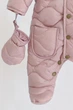 Сплошной комбинезон детский демисезонный MagBaby "Stitch" 56-62 см Пудровый - изображение 4