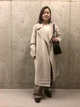 Пальто осеннее женское Uniqlo 280551028 M Бежевый (1159811905) - изображение 5