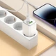 Сетевое зарядное устройство Hoco N41, USB, Type-C, 20W, 3А, PD, QC, white, кабель Type-C to Lightning - изображение 4