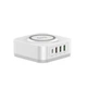 Бездротовий зарядний пристрій Ldnio AW004 3 USB/ Type-C QC PD 32W біле - зображення 3