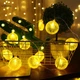 Світлодіодна новорічна гірлянда "Лимони" 20 LED, 7м + перехідник, 220V, IP44, Теплий білий - зображення 2