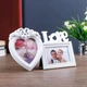 Фоторамка настольная двойная 15x15 см и 10x15 см, Love, Белая - изображение 11