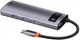 USB-хаб адаптер Baseus Series 5-in-1 30Hz Version Grey (WKWG020013) - изображение 1