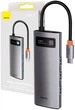 USB-хаб адаптер Baseus Series 5-in-1 30Hz Version Grey (WKWG020013) - изображение 2