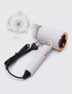 Мощный фен для сушки и укладки волос Powerful hair dryer 800 Вт Белый с золотым - изображение 7