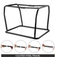 Мягкая клетка для собак SENFUL Pet Soft Crate с флисовым ковриком и чехлом, красно бежевая, 3XL (102х69х69 см) - изображение 10