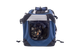 Мягкая клетка для собак SENFUL Pet Soft Crate с флисовым ковриком и чехлом, сине-серая, L (70х52х52 см) - изображение 6