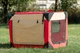 Мягкая клетка для собак SENFUL Pet Soft Crate с флисовым ковриком и чехлом, красно бежевая, 3XL (102х69х69 см) - изображение 8