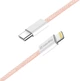 Кабель ColorWay Type-C - Apple Lightning braided cotton PD Fast Charging 27W 1 м Pink (CW-CBPDCL061-P) - изображение 5