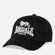Бейсболка Lonsdale SALFORD 114961-1500 one size Black/White (4255581511247) - изображение 1