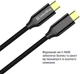 Кабель ColorWay Type-C - Type-C USB3.2 20Gbps 4K PD100W Gen2 5А 1 м Black (CW-CBPDCC062-BK) - изображение 8