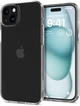 Чохол для Iphone 15 Spigen Liquid Crystal Crystal Clear Прозорий ACS06481 протиударний силіконовий - зображення 6