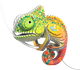 Model 3D do składania Eugy Zoo Kameleon (9421035150743) - obraz 1