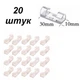 Кабельный органайзер фіксатор для проводів 20 штук Cable Plastic Clips White - изображение 2