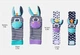 Детский развивающий набор погремушек Purple Giraffe носочки и браслеты / ремешки со звуковыми эффектами, фиолетовый с бирюзовым "G" (89098212) - изображение 5