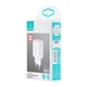Зарядний пристрій мережевий Usams CC090 T24 Dual USB Travel Charger (EU) 2.1A white - изображение 2