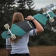 Лонгборд NKX Fearless Drop Through Blue 39" дюймов (nkx351) - изображение 8