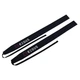Бинты кистевые 90 см для жима Хлопок липучка 2 шт STRENGTH WRIST WRAPS EZOUS цвет черный C-02 - изображение 5