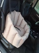Автокресло сумка-переноска автогамак лежак для собак животных автомобильная переноска 50 х 45 см Песочный - изображение 10