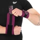 Бинты кистевые для жима STRONG WRIST WRAPS EZOUS C-07 2шт черный-фиолетовый - изображение 2