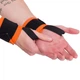 Бинты кистевые для жима STRENGTH WRIST WRAPS Zelart TA-7807 2шт размер 7,5x30см черный-оранжевый - изображение 2