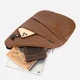 Сумка-слинг через плечо мужская Vintage leather-20567 Коричневая - изображение 4
