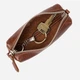 Ключница кожаная Grande Pelle leather-11388 Коричневая - изображение 3
