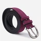 Ремень женский из натуральной замши Vintage leather-20792 123 см Фиолетовый - изображение 2
