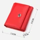 Кошелек женский кожаный для карточек ST Leather Accessories 18323 Красный - изображение 6