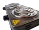 Электрическая плита спиральная DOMOTEC 580-2000W, 2 конфорки, терморегулятор, 5 режимов работы Серая - изображение 10