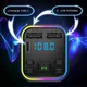 Автомобільний FM трансмітер Bluetooth GTM G38 Car-Fm модулятор із Hands-Free CVC, microSD, 2 USB+Type-C - зображення 9