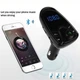 Автомобильный FM трансмиттер с Bluetooth GTM M1 модулятор microSD, 2 USB Черный - изображение 6