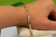 Браслет Xuping Jewelry Сиртаки с греческим узором 17 см 4 мм золотистый - изображение 2