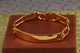 Браслет Xuping Jewelry Рокот з пластиною 19 см 11 мм золотистий - зображення 1