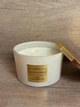 Ароматическая свеча Aromatheraphy Home Pepco Premium Edition White Blossom с крышкой (белые цветы: лотос, жасмин, гардения, пион) золотая - изображение 2