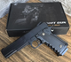 Страйкбольный Пистолет COLT Browning M1911 VIGOR V21 металл, стреляет пульками 6 мм Черный - изображение 3