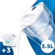 Фильтр для воды Brita Marella XL 3,5 л Белый + Картриджи Brita Maxtra Pro 3 шт - изображение 1