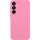 Чехол TPU GETMAN Liquid Silk Full Camera для Samsung Galaxy S23 FE Розовый / Pink - изображение 1