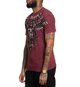 Футболка Affliction Poisonous Shadow Burgandy Lava Wash (A25959-BULV-M) - изображение 3